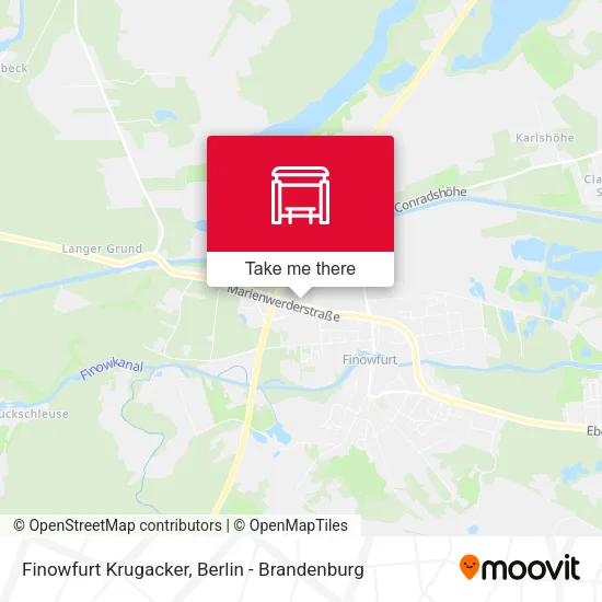 Карта Finowfurt Krugacker
