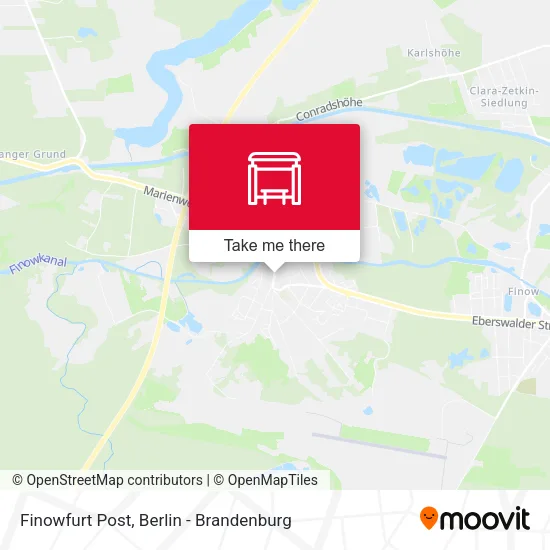 Карта Finowfurt Post