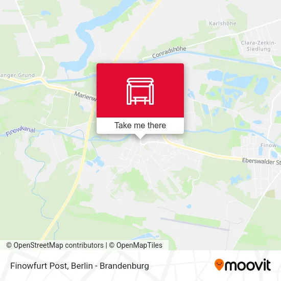 Карта Finowfurt Post