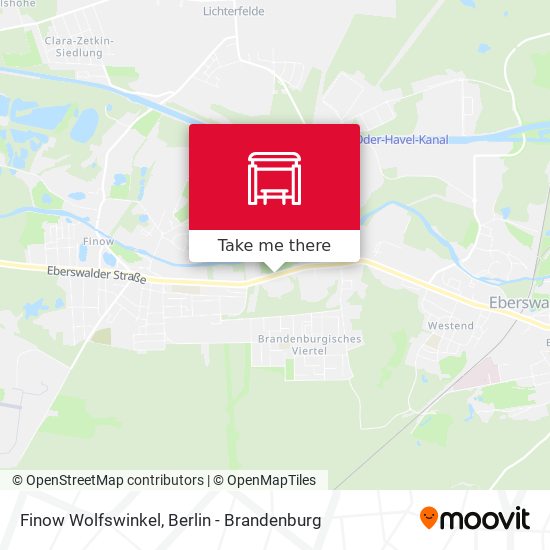 Finow Wolfswinkel map