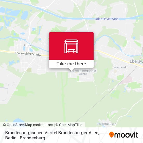 Brandenburgisches Viertel Brandenburger Allee map