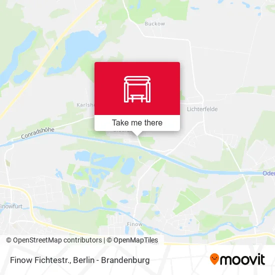 Карта Finow Fichtestr.