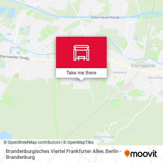 Brandenburgisches Viertel Frankfurter Allee map