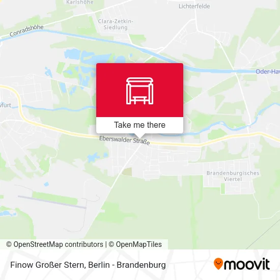 Карта Finow Großer Stern