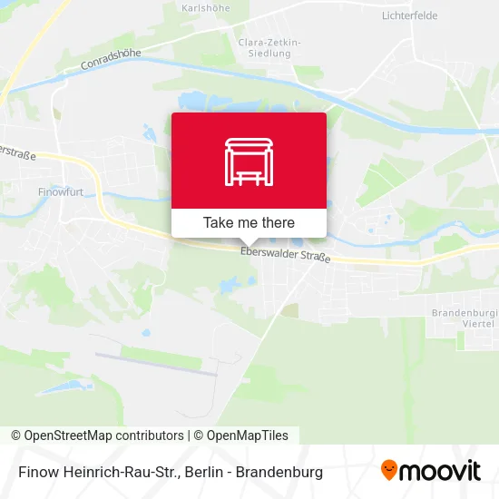 Карта Finow Heinrich-Rau-Str.