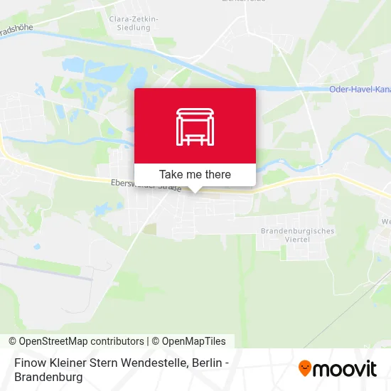 Finow Kleiner Stern Wendestelle map