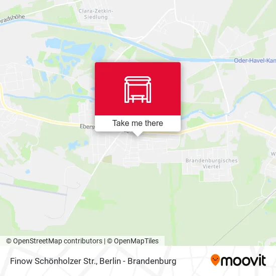 Карта Finow Schönholzer Str.