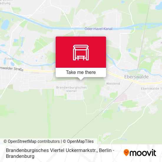 Карта Brandenburgisches Viertel Uckermarkstr.