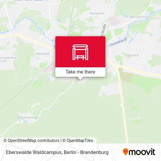 Карта Eberswalde Waldcampus