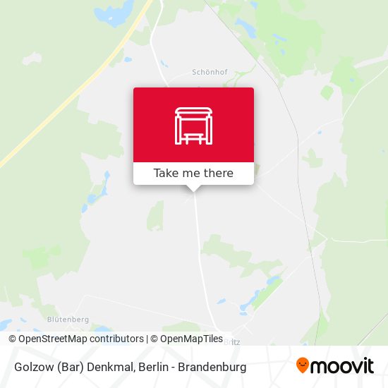 Golzow (Bar) Denkmal map