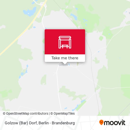 Golzow (Bar) Dorf map