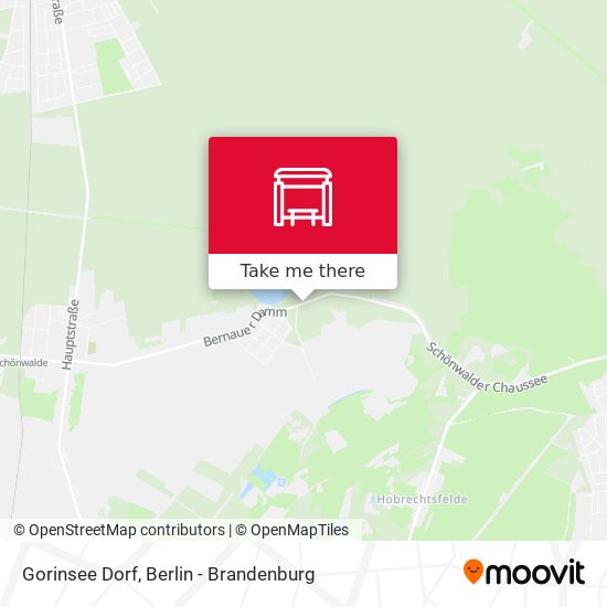 Gorinsee Dorf map