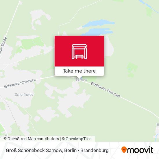 Groß Schönebeck Sarnow map