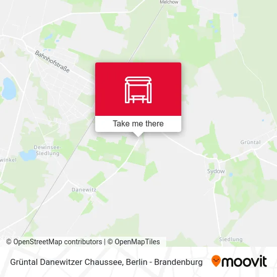 Grüntal Danewitzer Chaussee map