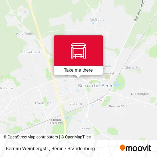 Карта Bernau Weinbergstr.