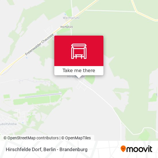 Hirschfelde Dorf map