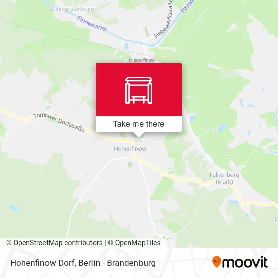 Карта Hohenfinow Dorf