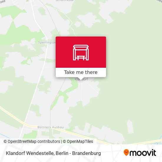 Klandorf Wendestelle map