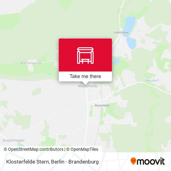 Klosterfelde Stern map