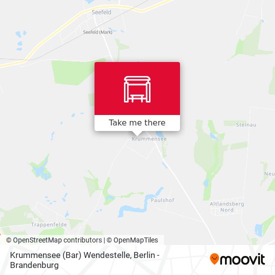 Krummensee (Bar) Wendestelle map