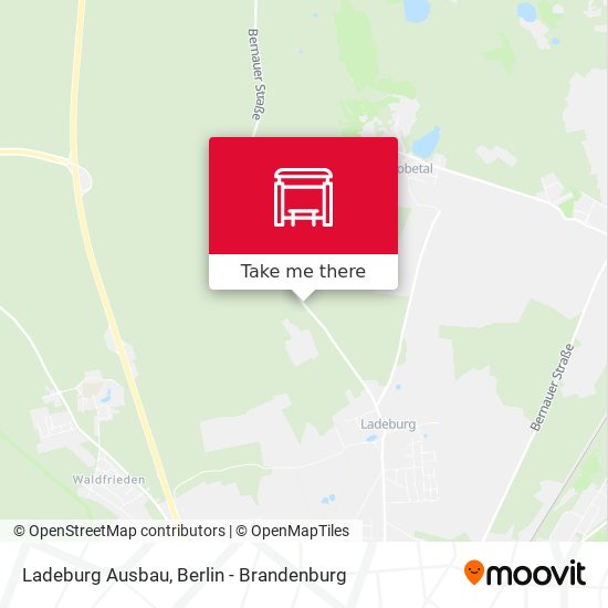 Ladeburg Ausbau map