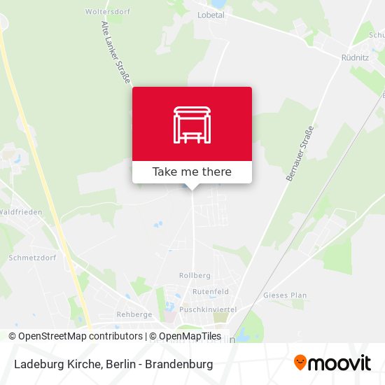 Ladeburg Kirche map