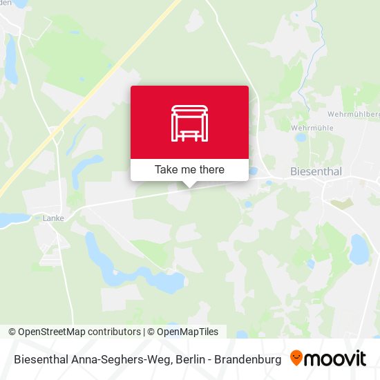 Biesenthal Anna-Seghers-Weg map
