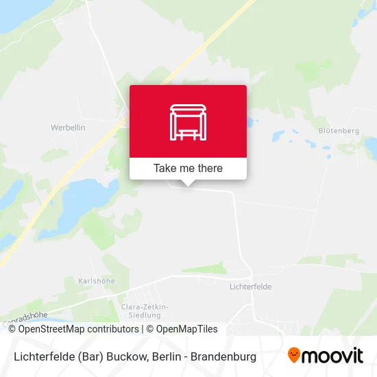 Lichterfelde (Bar) Buckow map