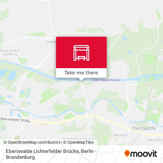 Eberswalde Lichterfelder Brücke map