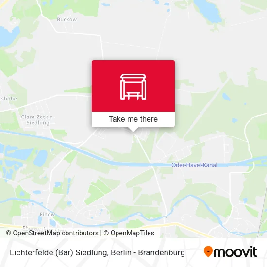 Карта Lichterfelde (Bar) Siedlung