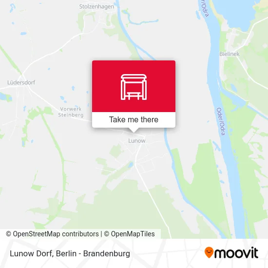 Lunow Dorf map