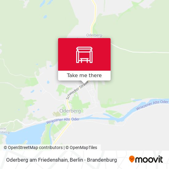 Oderberg am Friedenshain map