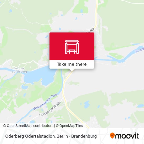 Oderberg Odertalstadion map