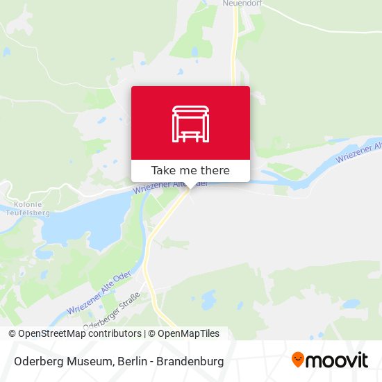 Oderberg Museum map