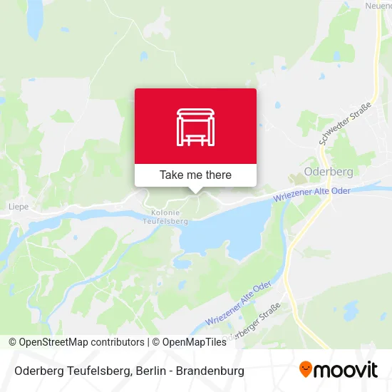 Карта Oderberg Teufelsberg