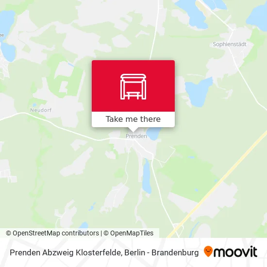 Карта Prenden Abzweig Klosterfelde