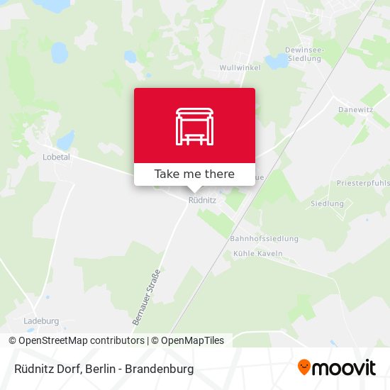 Rüdnitz Dorf map