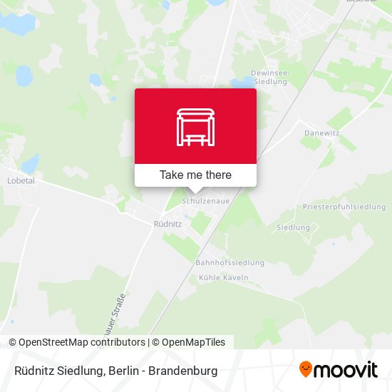 Rüdnitz Siedlung map