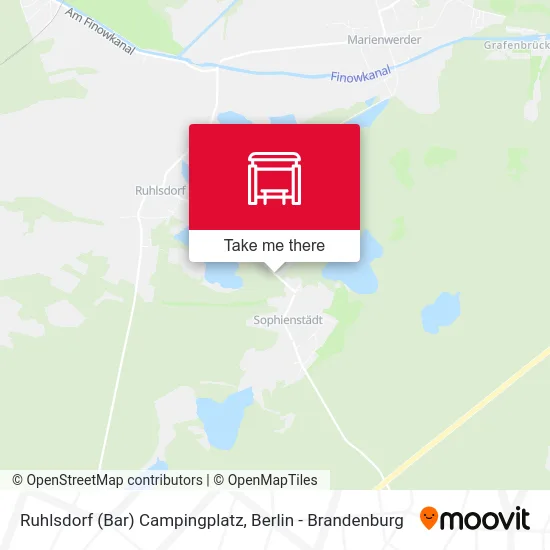 Ruhlsdorf (Bar) Campingplatz map