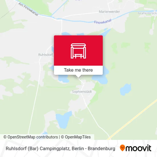 Ruhlsdorf (Bar) Campingplatz map