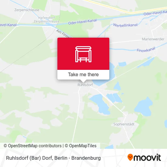 Ruhlsdorf (Bar) Dorf map