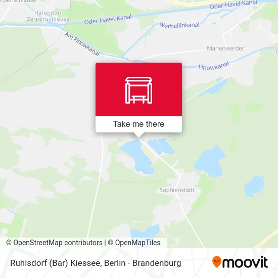 Ruhlsdorf (Bar) Kiessee map