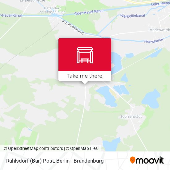 Ruhlsdorf (Bar) Post map