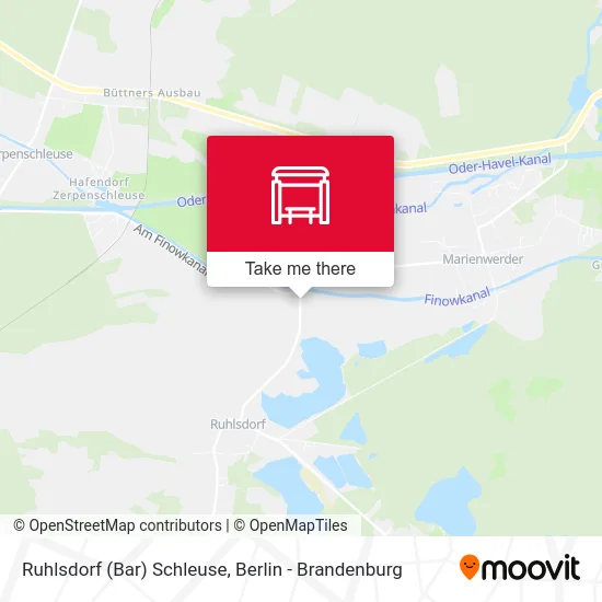 Ruhlsdorf (Bar) Schleuse map