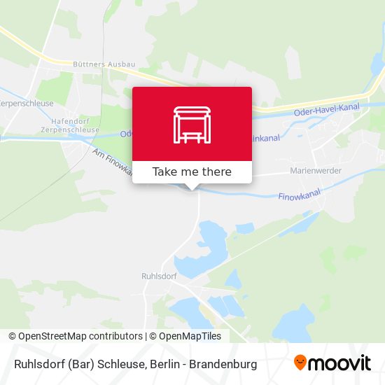 Ruhlsdorf (Bar) Schleuse map