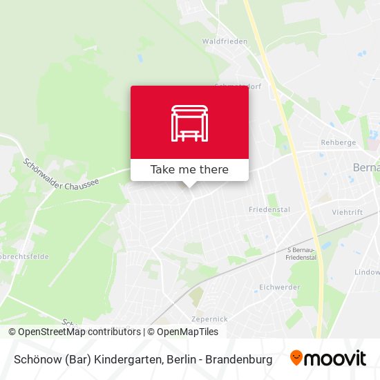 Schönow (Bar) Kindergarten map