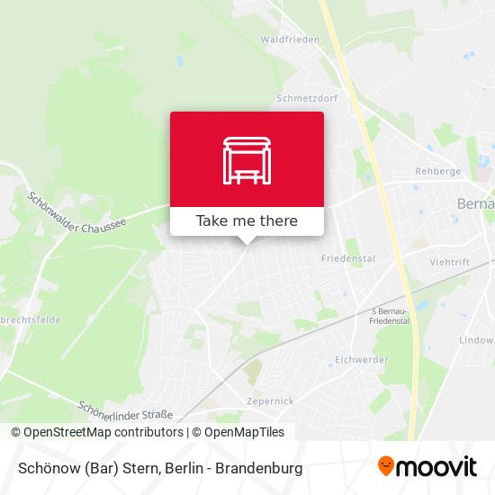 Schönow (Bar) Stern map