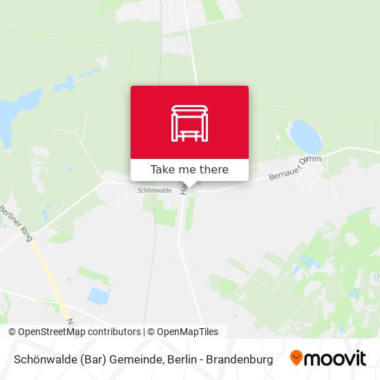 Schönwalde (Bar) Gemeinde map