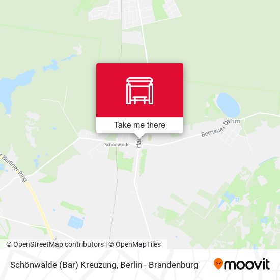 Schönwalde (Bar) Kreuzung map
