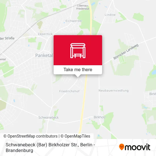 Карта Schwanebeck (Bar) Birkholzer Str.
